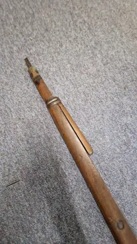 Originalt skæfte for tysk K98 riffel WW2