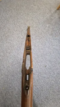 Originalt skæfte for tysk K98 riffel WW2