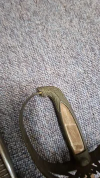 Marine og 1910 sabel til reservedele