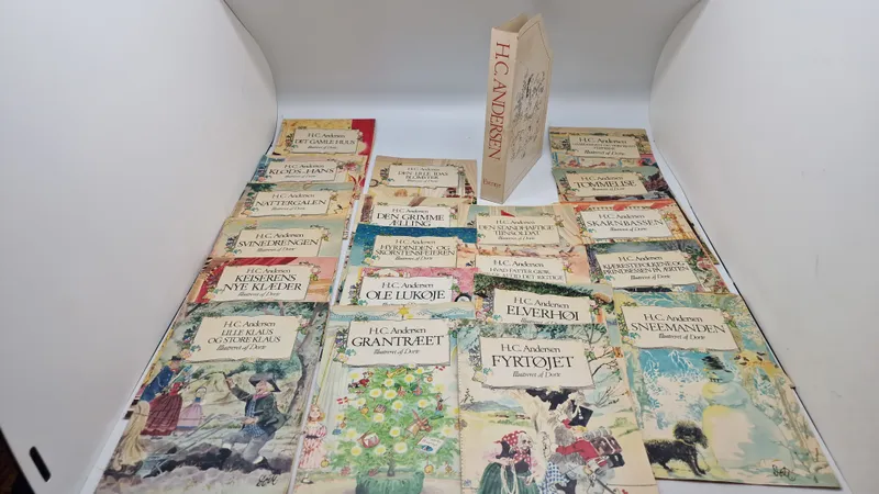 HC Andersen samling 20 blade illustreret af Dorte og præsenteret af Hendes Verden i 70érne