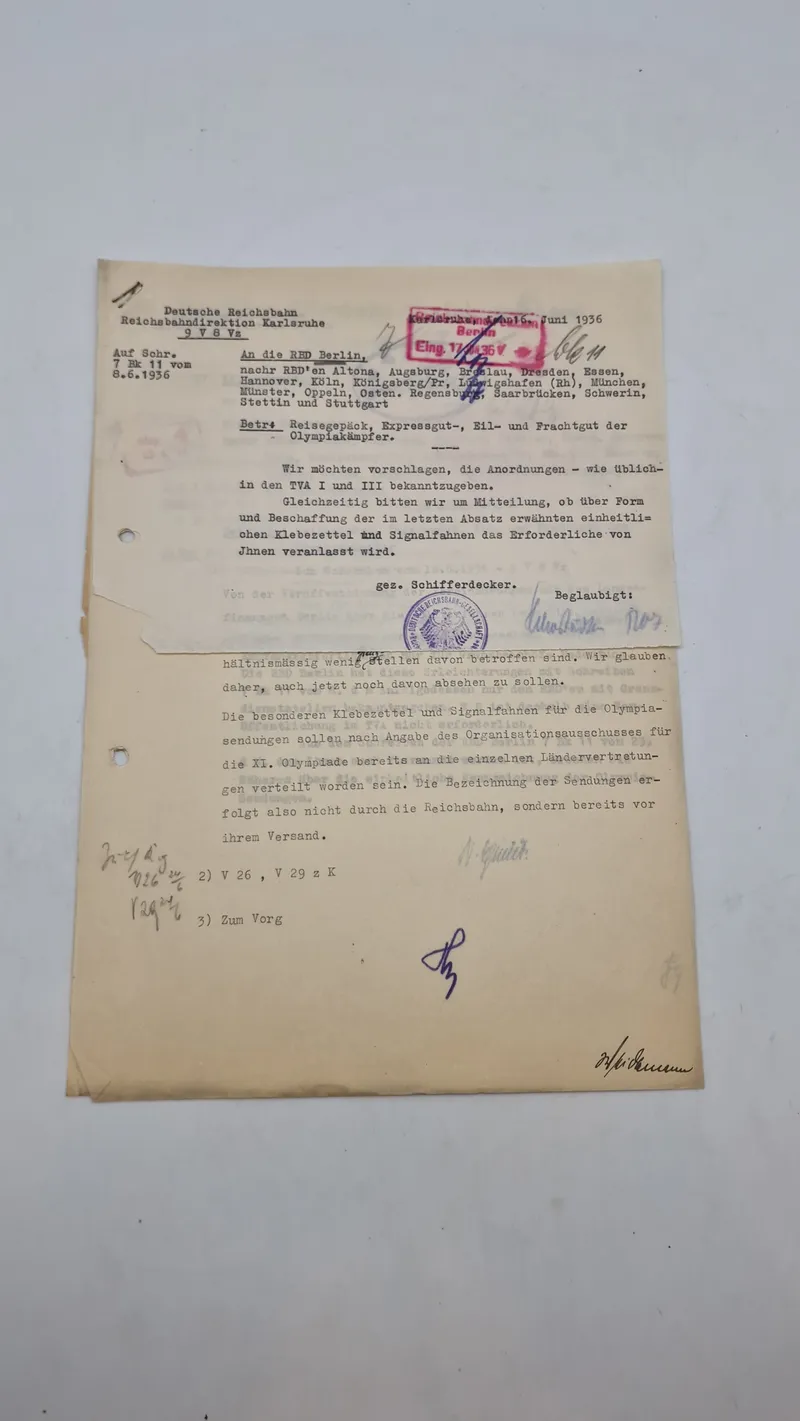 Originalt lot Deutsches Reichbahn