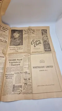 Original dansk befrielses avis fra maj 1945
