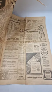 Original dansk befrielses avis fra maj 1945