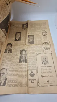 Original dansk befrielses avis fra maj 1945