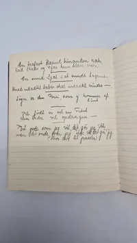 Original dansk dagbog der beskriver en del af besættelses årene fra 9 April 1940 til 1943