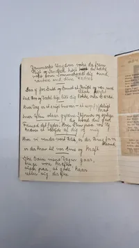 Original dansk dagbog der beskriver en del af besættelses årene fra 9 April 1940 til 1943