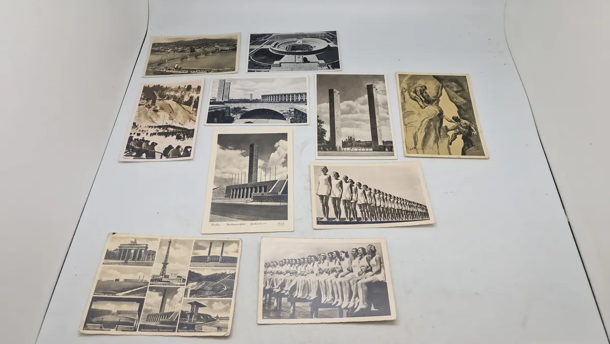 Samling originale postkort, olympiaden 1936