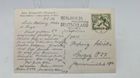 Samling originale postkort, olympiaden 1936