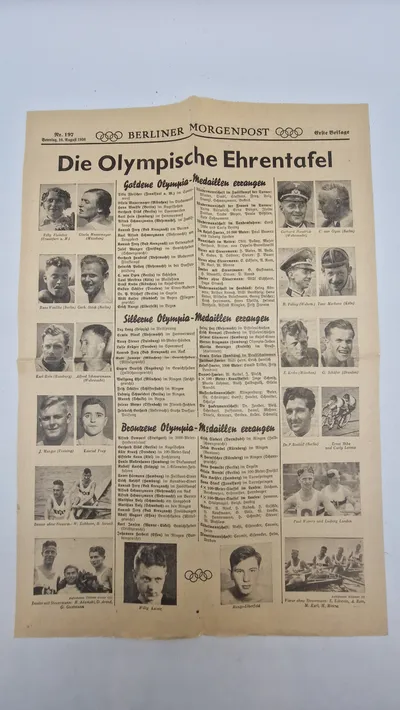 Originalt eks. af Berliner Morgenpost