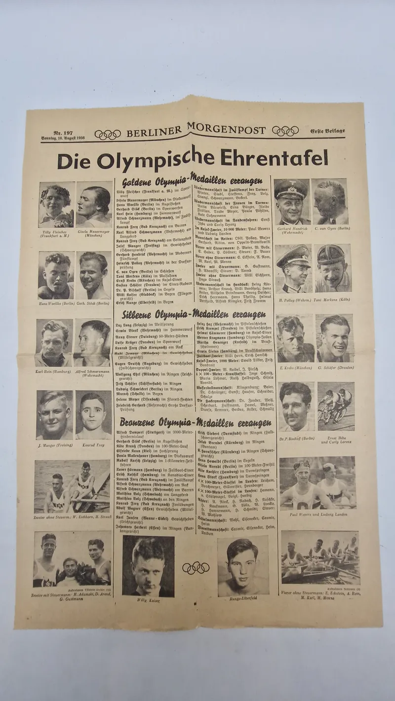 Originalt eks. af Berliner Morgenpost