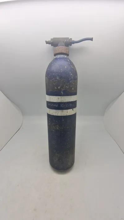 Original ww2 Luftwaffe iltflaske  1943 dateret