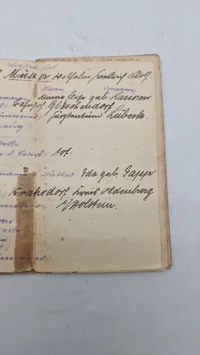 Originalt tysk ww1 militær pas