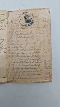 Originalt tysk ww1 militær pas