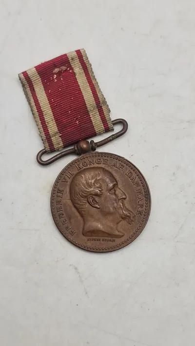 Original 1848-50 krigsdeltager medalje