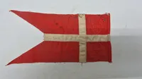 Original bordfane fra Dansksindede Sønderjyske Krigsdeltagere (DSK)