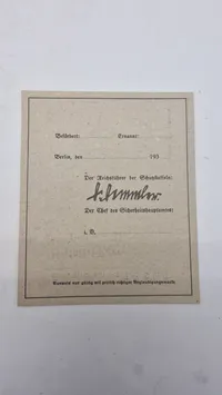 Samling ww2 urkunder mm - Efterkrigs
