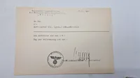 Samling ww2 urkunder mm - Efterkrigs