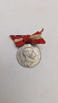 Original mindemedalje, der blev udstedt "TIL ERINDRING OM ALARMERINGS ØVELSEN SEPT. 1913"