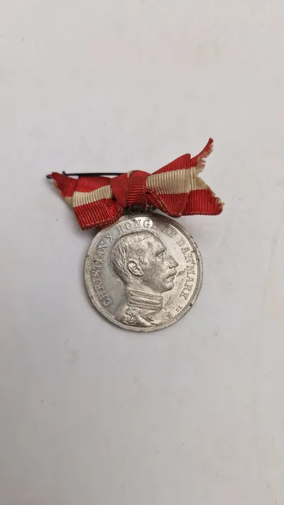 Original mindemedalje, der blev udstedt "TIL ERINDRING OM ALARMERINGS ØVELSEN SEPT. 1913"