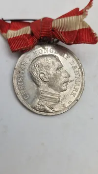 Original mindemedalje, der blev udstedt "TIL ERINDRING OM ALARMERINGS ØVELSEN SEPT. 1913"