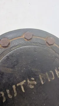 Original gummipakning fra WW2  “Flyvende Fæstning” med historie skudt ned på Lolland