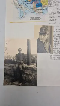 Tysk WW2  Wehrpass med historie