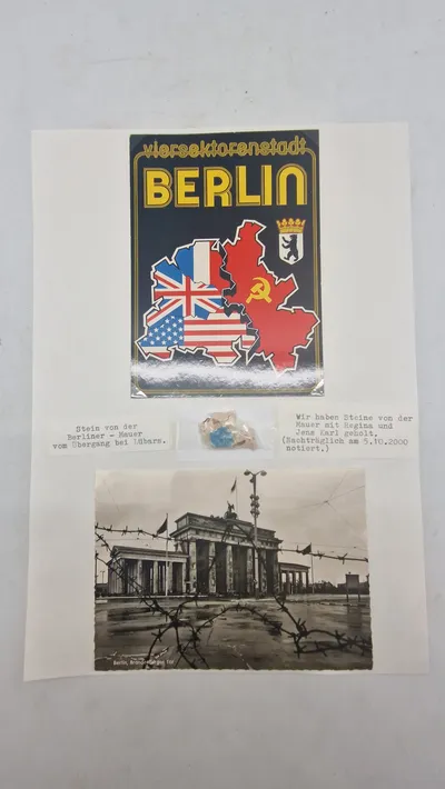 Originalt stykke af Berlin muren
