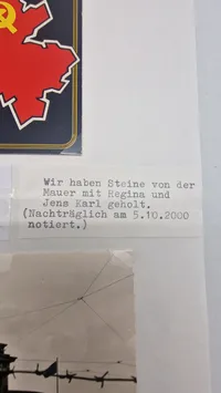 Originalt stykke af Berlin muren
