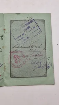 Originalt Deutsches Reich Reisepas