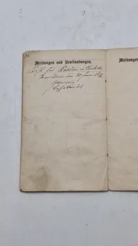 Originalt tysk ww1 militær pas