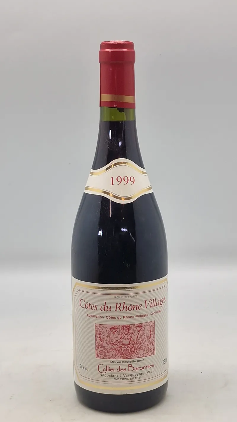 Fransk flaske vin fra 1999