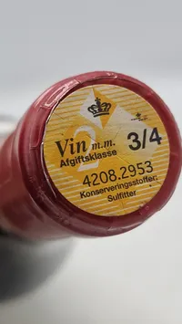 Fransk flaske vin fra 1999