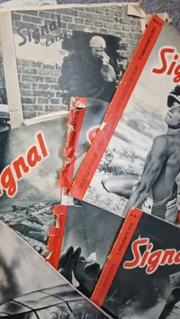 Samling originale signalblade