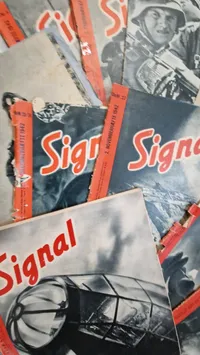 Samling originale signalblade