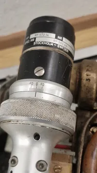 Original Svensk torpedo gyro i kasse