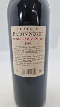 Château Baron Segur
Montagne St-Émilion 1995