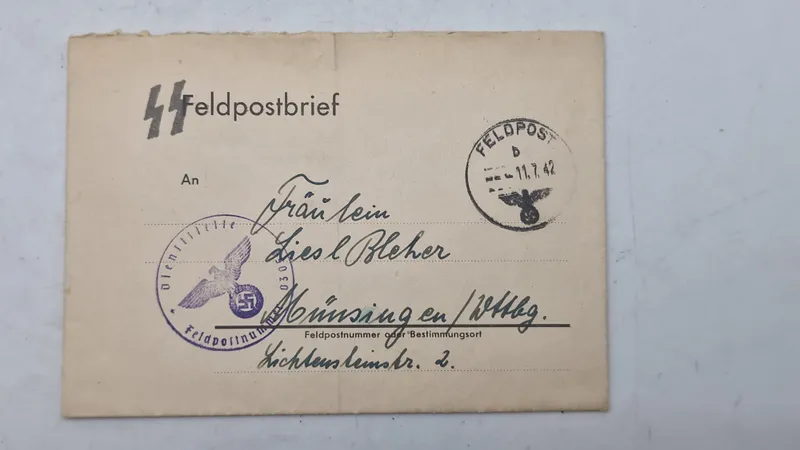 Originalt SS feltpost