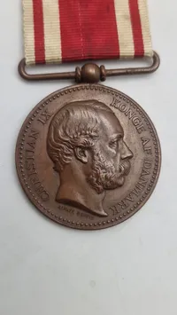 Original 1864 krigs deltager medalje