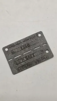 Original id brik fra Oflag XIII/A Unterlager B (Fangelejr)