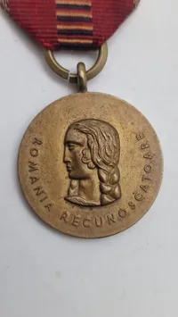 Original rumænsk "Medalje for Korstoget mod Kommunismen" fra Anden Verdenskrig.