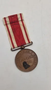 Original Dansk Dobbeltmedalje 1848-50 og 1864