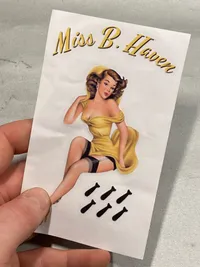 ww2 pinup girl til bl.a. at sætte på bil mm.