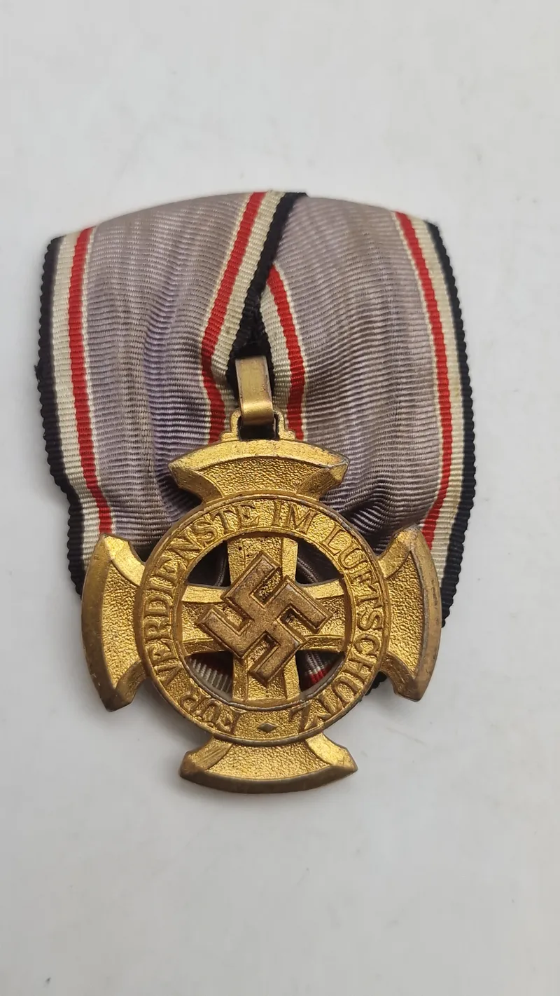 Original Luftschutz Air Defence Cross 1st Class