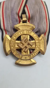 Original Luftschutz Air Defence Cross 1st Class