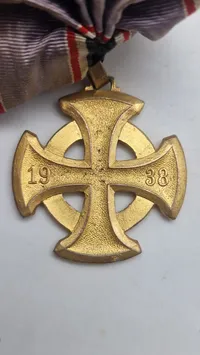 Original Luftschutz Air Defence Cross 1st Class