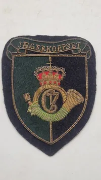Originalt blazer mærke Jægerkorpset