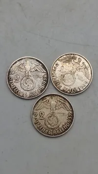 Original Tyske sølvmynter