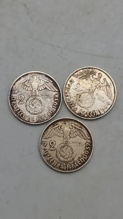 Original Tyske sølvmynter