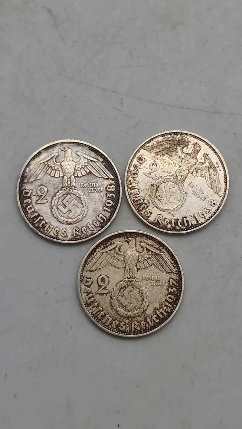 Original Tyske sølvmynter