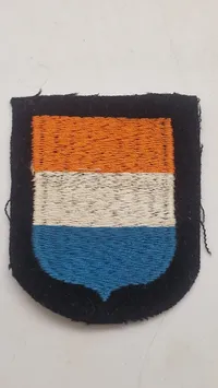 Originalt Sleeve Shield for Dutch Volunteers in the 23th Volunteer Panzer Grenadier Division "Nederland"